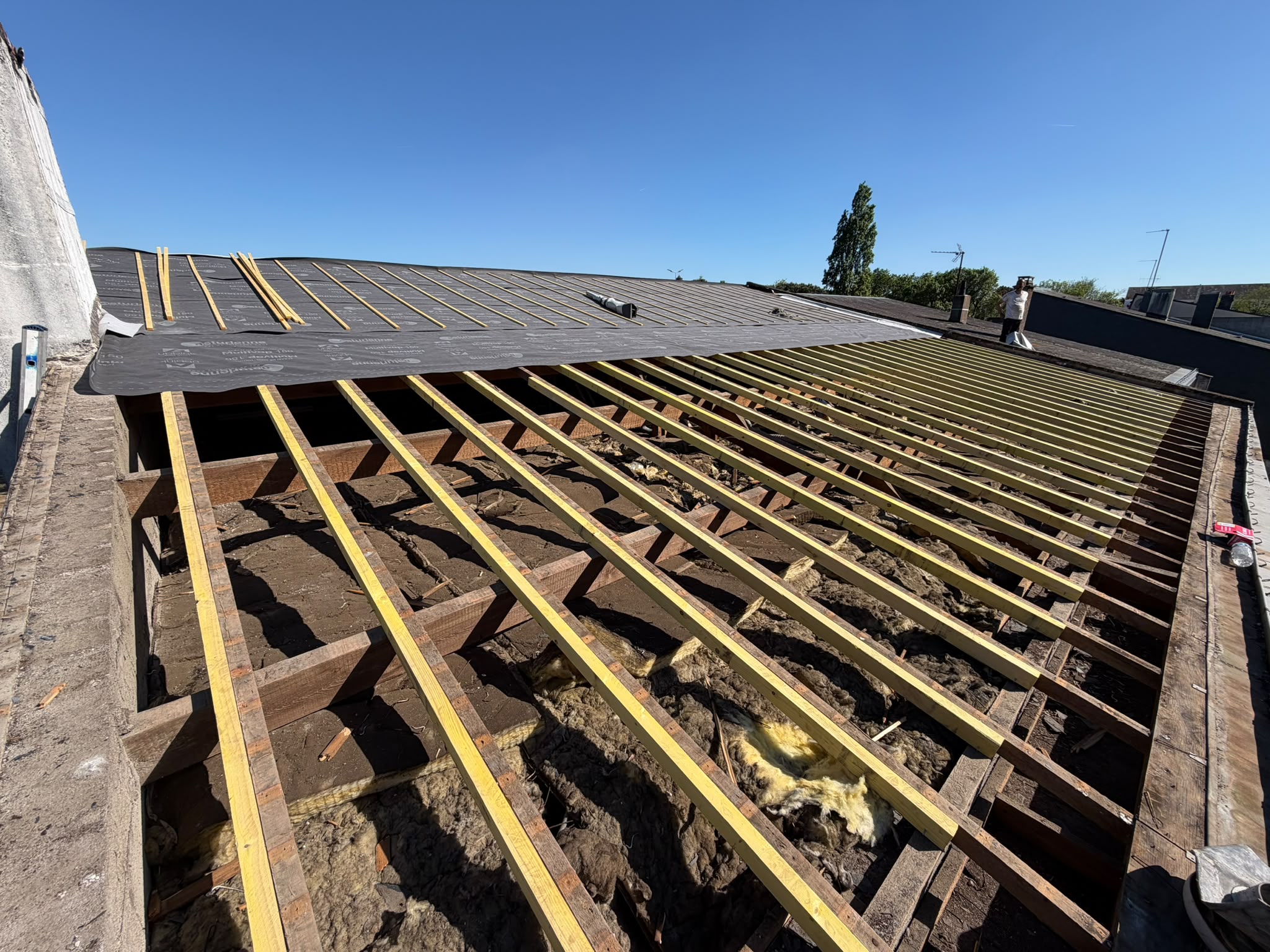 Chantier de couverture