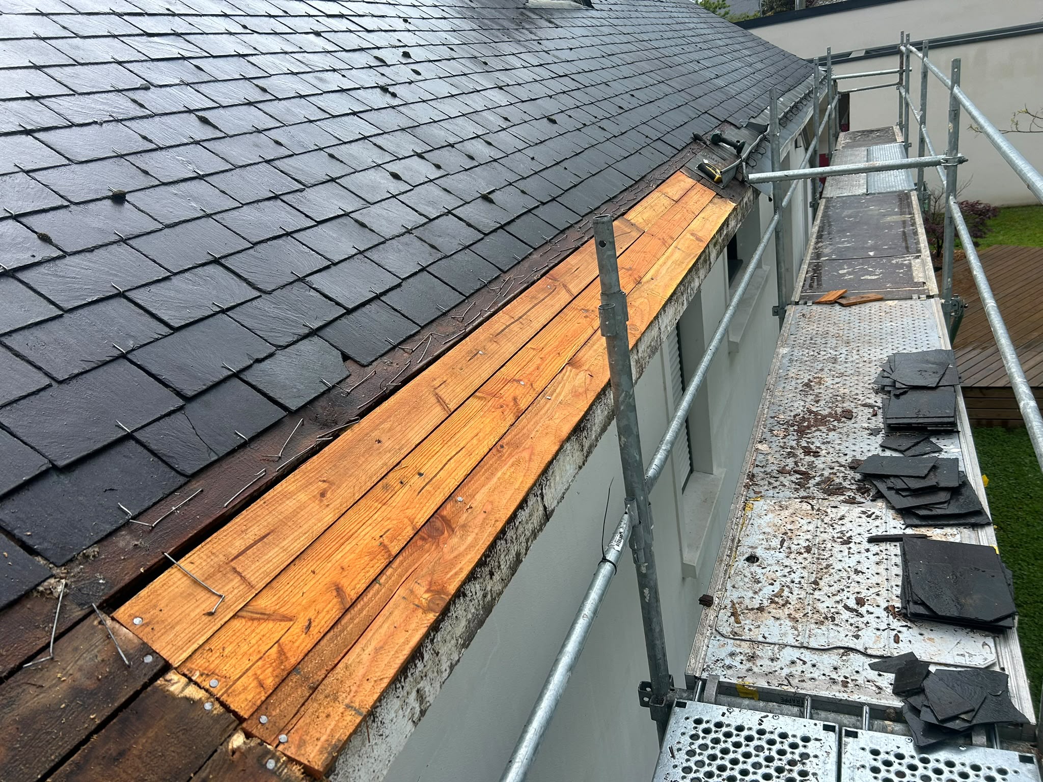 Chantier de couverture