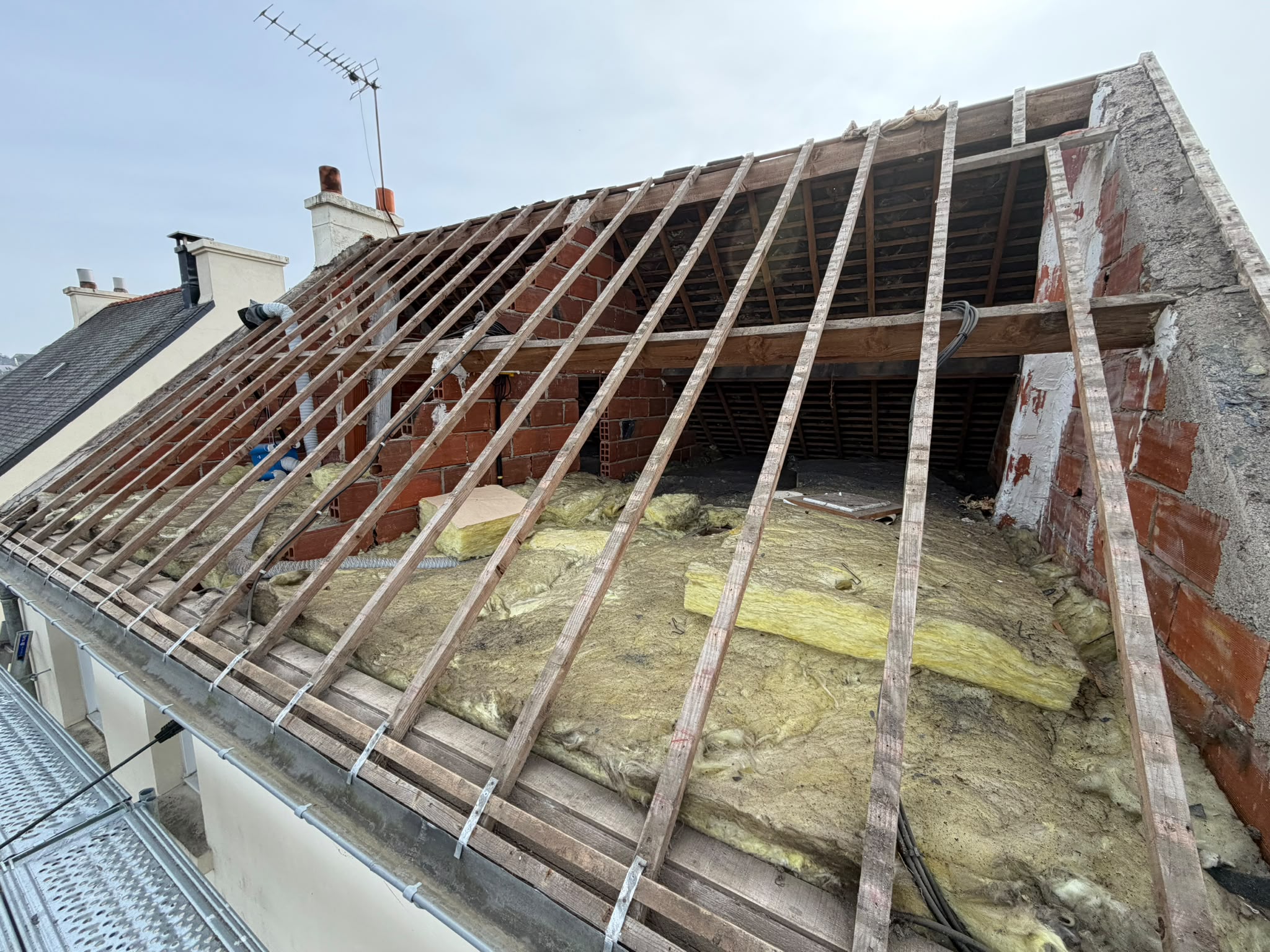 Chantier de couverture