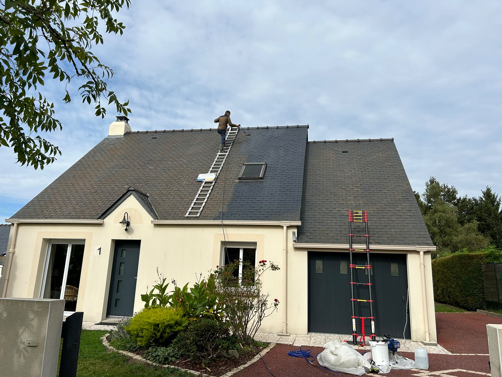 Chantier d'entretien