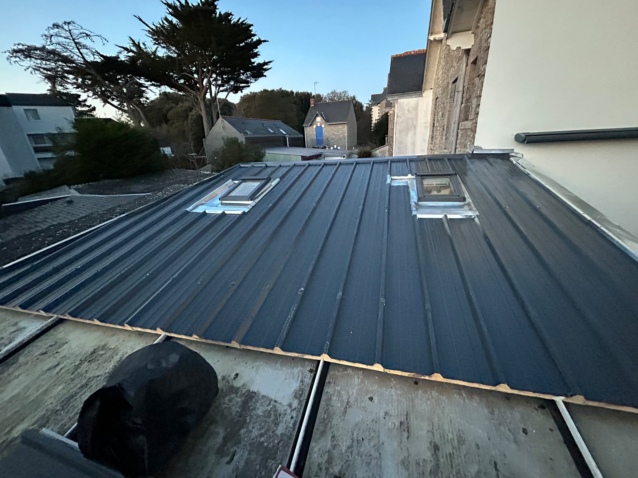 Chantier de zinguerie