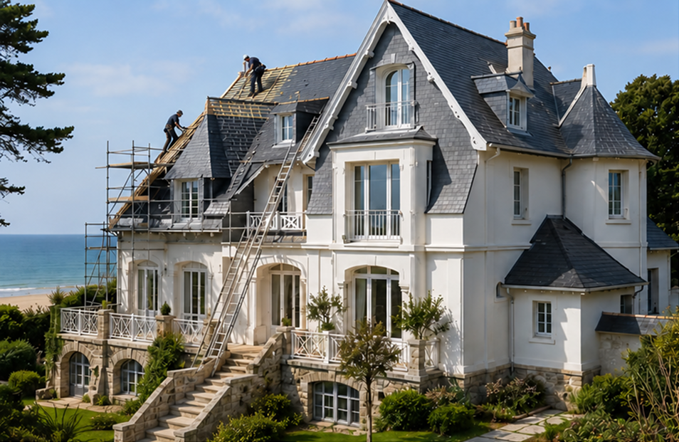 Villa rénovée sur la Côte d'Amour